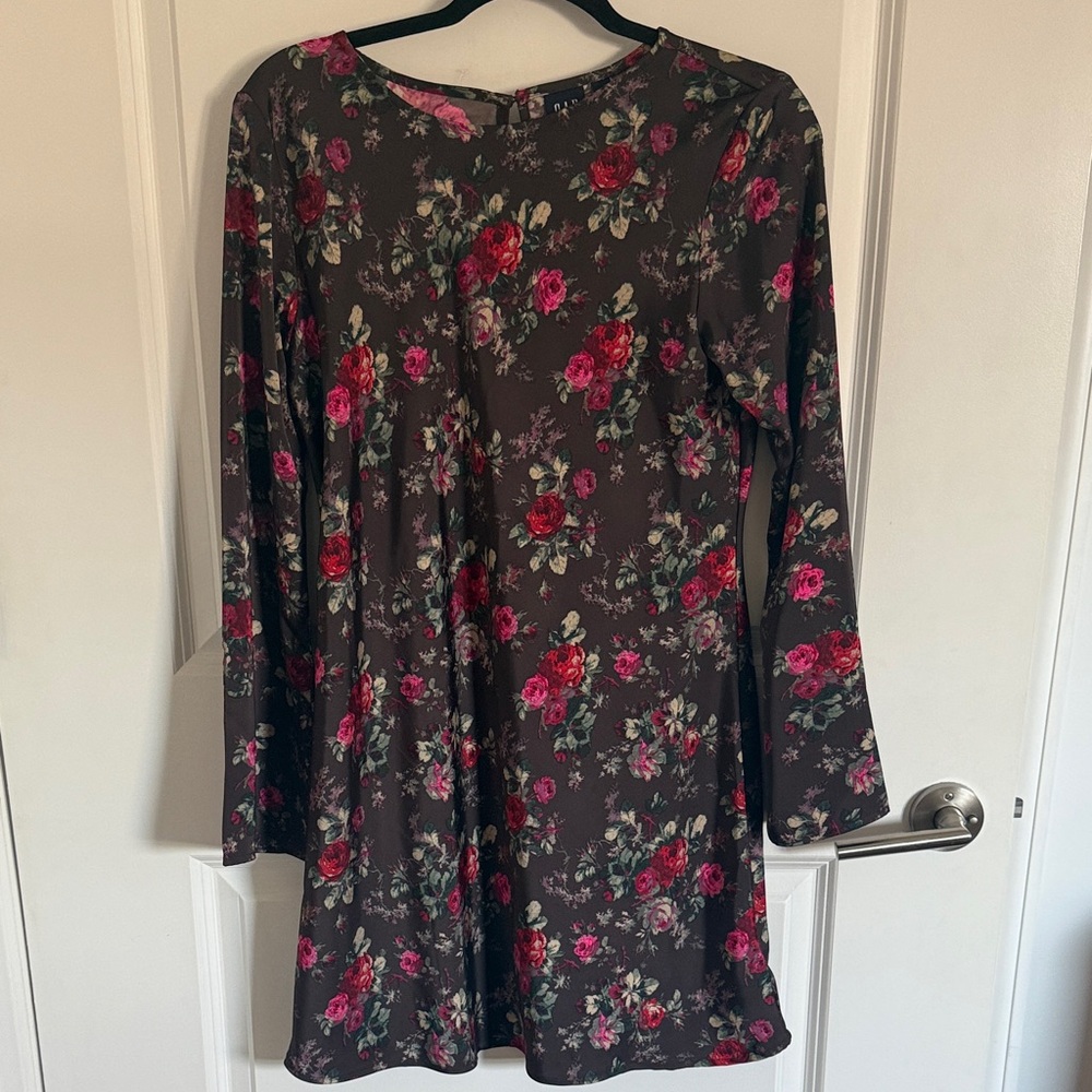 Gap Brown Floral Long Sleeve Dress